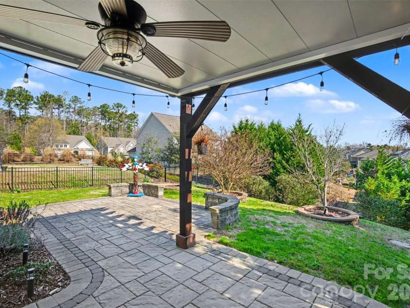 2013 Fuschia Court, Tega Cay, SC 29708.  MLS# CAR4342253, YatesRealty ID 5833. Back Patio