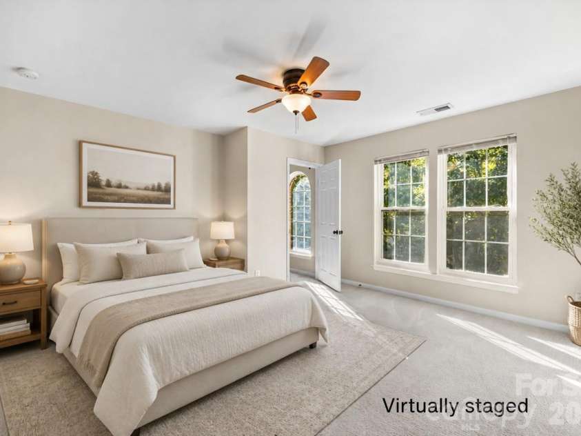 156 Arcadian Way, Mooresville, NC 28117.  MLS# CAR4434144, YatesRealty ID 58331. Bedroom 2 virtually staged