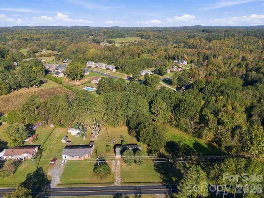 1140 Upper Palmer Road, Salisbury, NC 28146.  MLS# CAR4426041, YatesRealty ID 58332. Broad aerial2