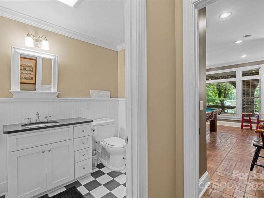 2884 Lake Road, Ridgeway, SC 29130.  MLS# CAR4121250, YatesRealty ID 5835. Lower Level Bathroom