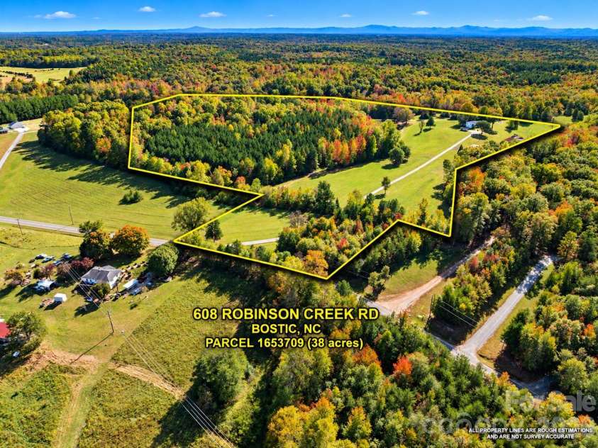 608 Robinson Creek Road, Bostic, NC 28018.  MLS# CAR4436607, YatesRealty ID 58366. 