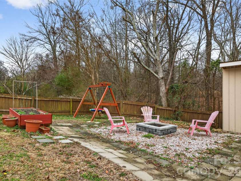 1007 Wind Carved Lane, Monroe, NC 28110.  MLS# CAR4349726, YatesRealty ID 5837. Backyard