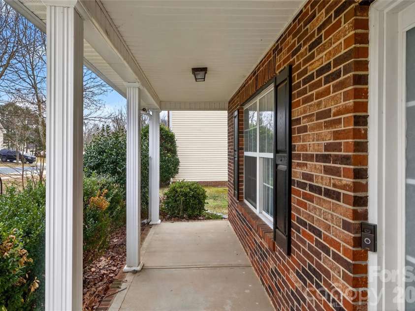 1007 Wind Carved Lane, Monroe, NC 28110.  MLS# CAR4349726, YatesRealty ID 5837. Front Porch
