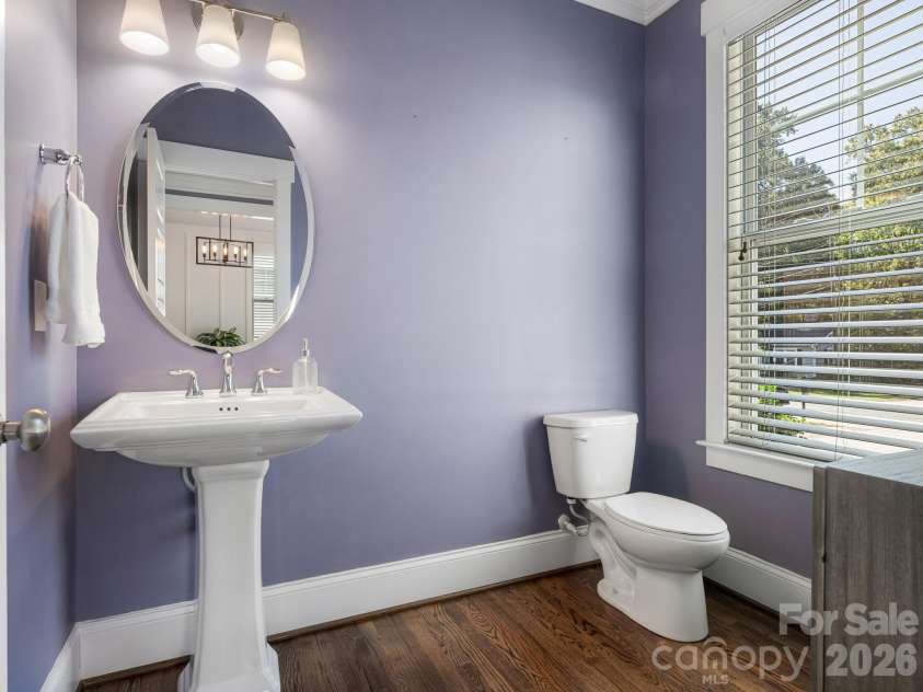 342 Main Street, Matthews, NC 28105.  MLS# CAR4436271, YatesRealty ID 58387. Guest Bathroom