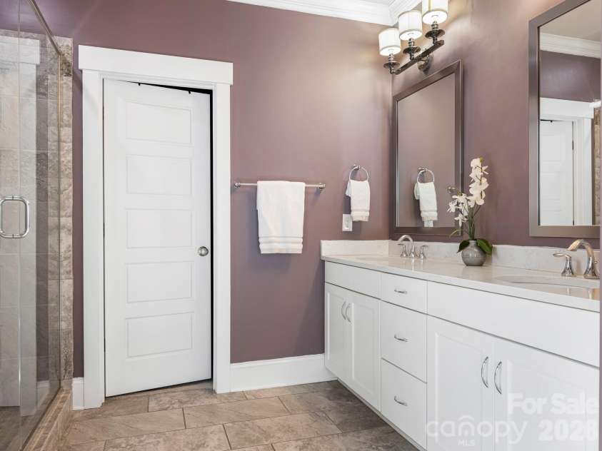 342 Main Street, Matthews, NC 28105.  MLS# CAR4436271, YatesRealty ID 58387. Primary Bathroom