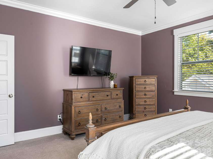 342 Main Street, Matthews, NC 28105.  MLS# CAR4436271, YatesRealty ID 58387. Primary Bedroom