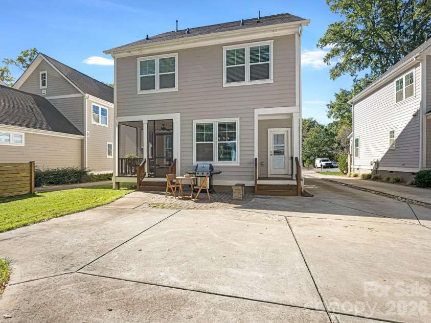 342 Main Street, Matthews, NC 28105.  MLS# CAR4436271, YatesRealty ID 58387. Rear Elevation