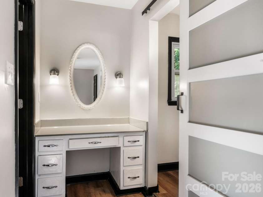 1100 Dark Wood Court, Matthews, NC 28105.  MLS# CAR4436676, YatesRealty ID 58403. Primary Vanity