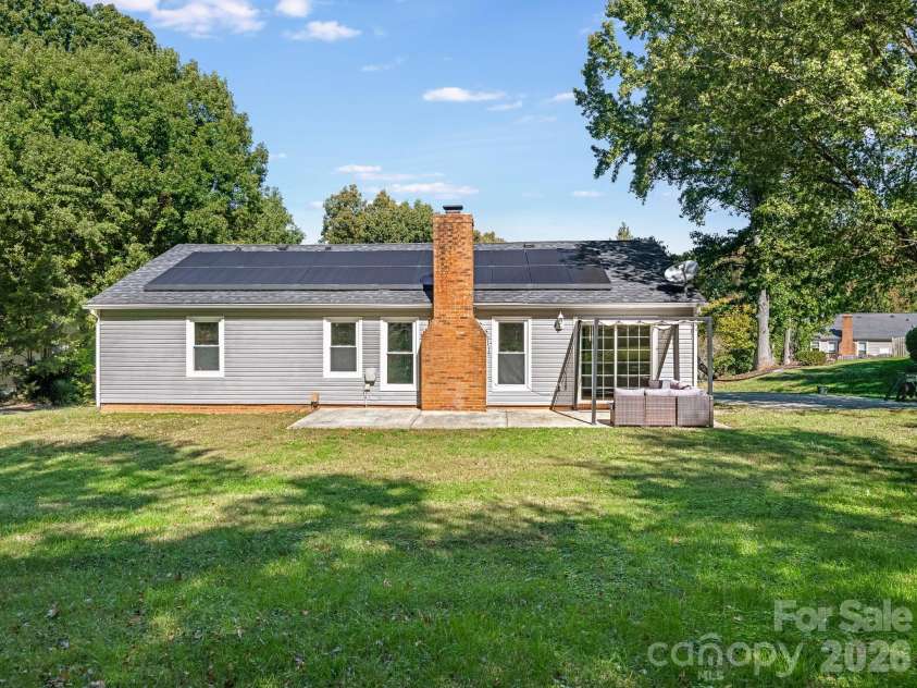 1100 Dark Wood Court, Matthews, NC 28105.  MLS# CAR4436676, YatesRealty ID 58403. Rear Elevation