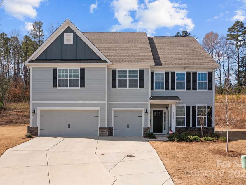 3212 Burnello Court, Iron Station, NC 28080.  MLS# CAR4231195, YatesRealty ID 5844. Front of Home