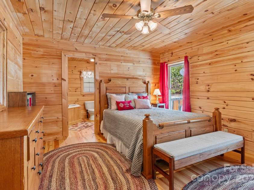 787 Shumont Road, Black Mountain, NC 28711.  MLS# CAR4239152, YatesRealty ID 5845. Primary bedroom