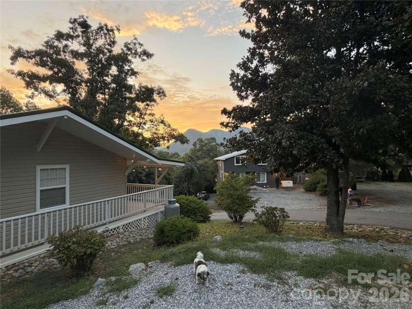 130 Sherwood Drive, Lake Lure, NC 28746.  MLS# CAR4437633, YatesRealty ID 58459. Incredible sunsets