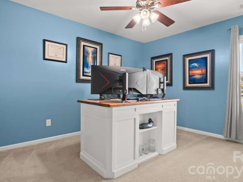 1232 New River Drive, Concord, NC 28025.  MLS# CAR4436783, YatesRealty ID 58494. Bedroom #4 currently serving as 2nd office
