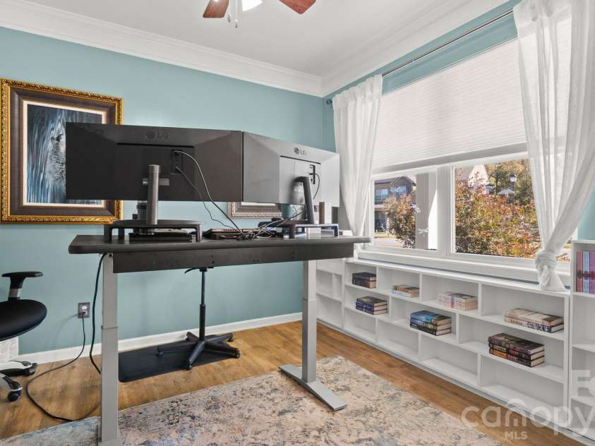 1232 New River Drive, Concord, NC 28025.  MLS# CAR4436783, YatesRealty ID 58494. Downstairs office/flex room