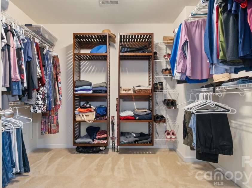 1232 New River Drive, Concord, NC 28025.  MLS# CAR4436783, YatesRealty ID 58494. Massive primary walk-in closet