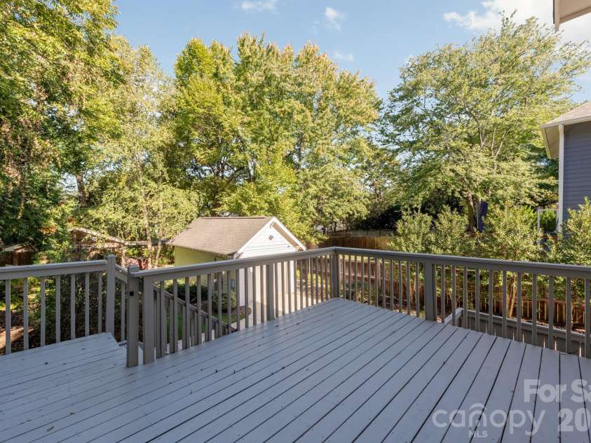 3315 Holt Street, Charlotte, NC 28205.  MLS# CAR4437036, YatesRealty ID 58517. Back porch