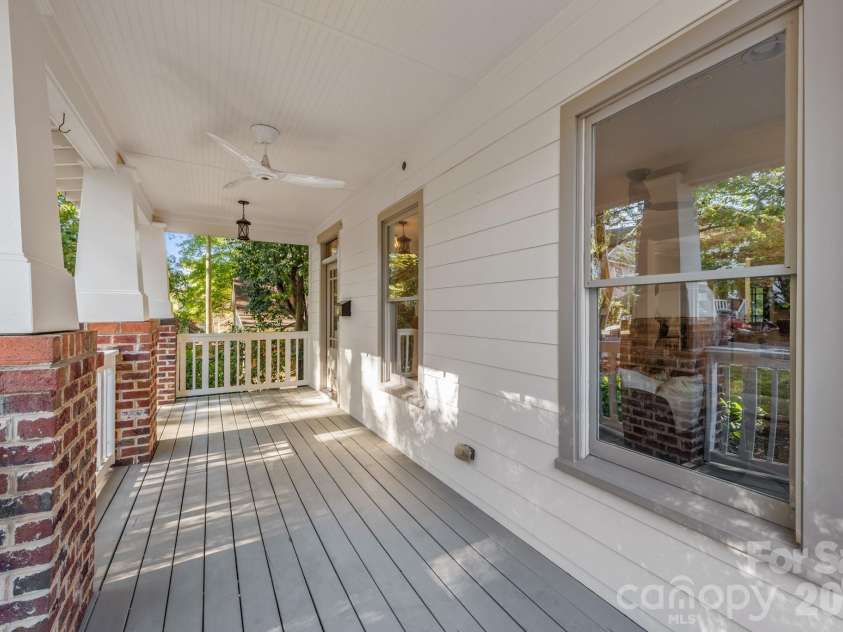 3315 Holt Street, Charlotte, NC 28205.  MLS# CAR4437036, YatesRealty ID 58517. Covered front porch