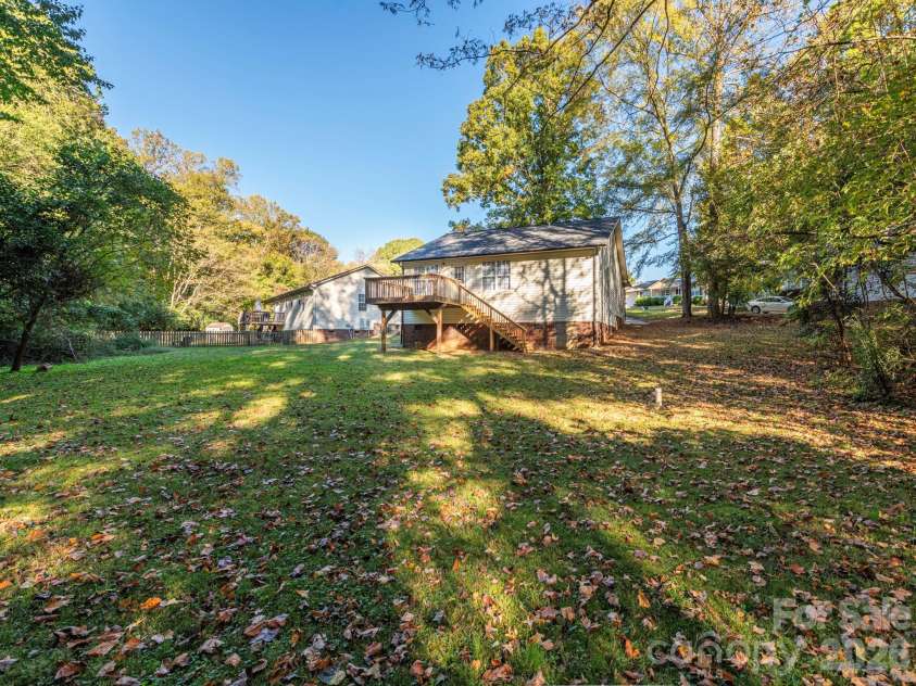 239 Candle Court, Concord, NC 28027.  MLS# CAR4429401, YatesRealty ID 58524. Backyard