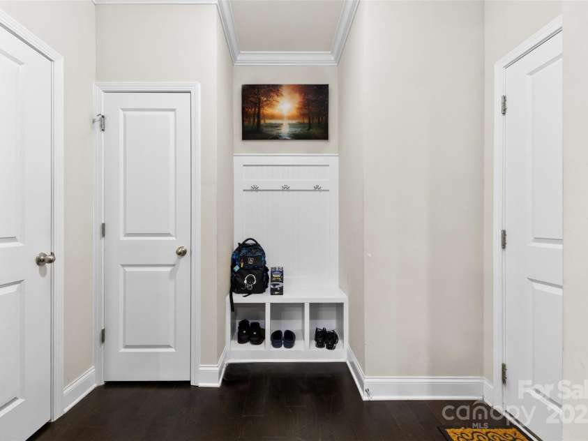 1212 Croft Drive, Fort Mill, SC 29708.  MLS# CAR4242324, YatesRealty ID 5855. Drop zone off garage entrance