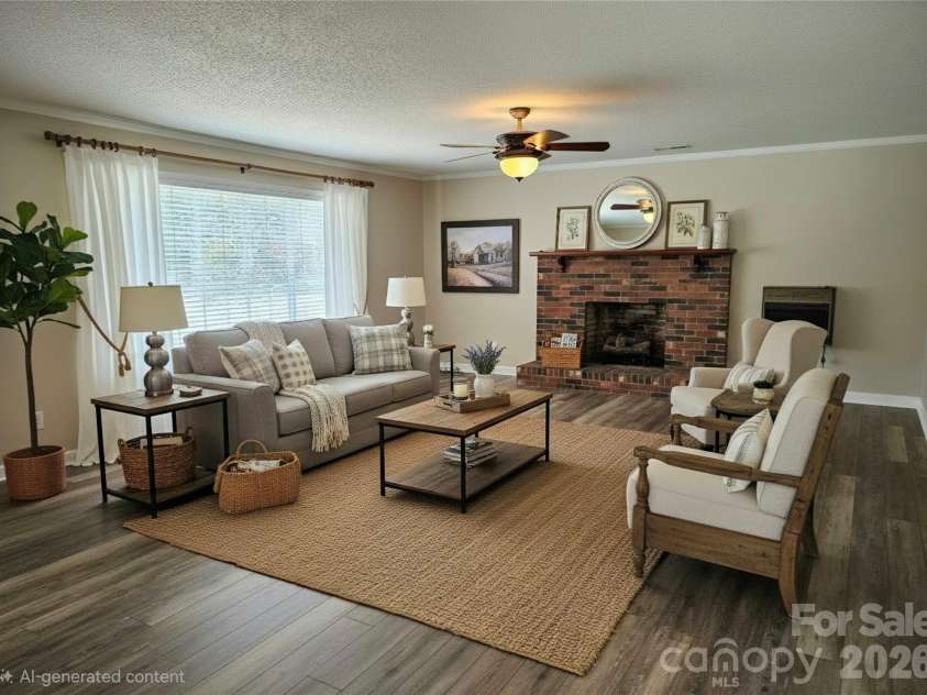 112 Wendover Drive, Lincolnton, NC 28092.  MLS# CAR4437712, YatesRealty ID 58555. Virtually Staged representation