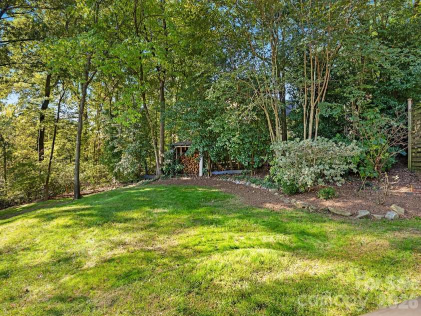 424 Whitestone Road, Charlotte, NC 28270.  MLS# CAR4437049, YatesRealty ID 58565. Backyard