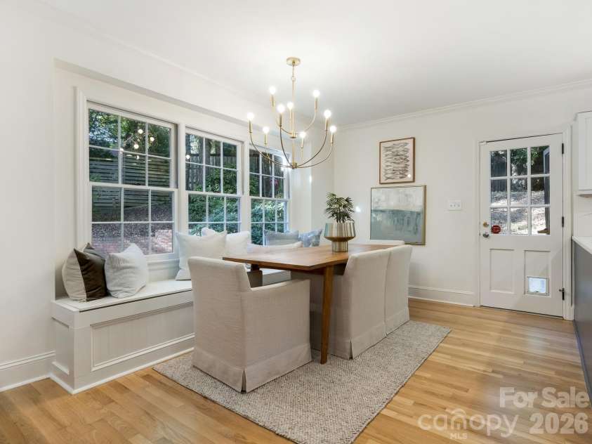 424 Whitestone Road, Charlotte, NC 28270.  MLS# CAR4437049, YatesRealty ID 58565. Breakfast Room