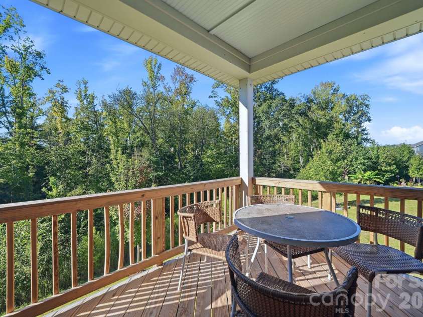 4603 Monument Valley Drive, Indian Land, SC 29707.  MLS# CAR4433542, YatesRealty ID 58574. Main Level Balcony/Deck off dining area