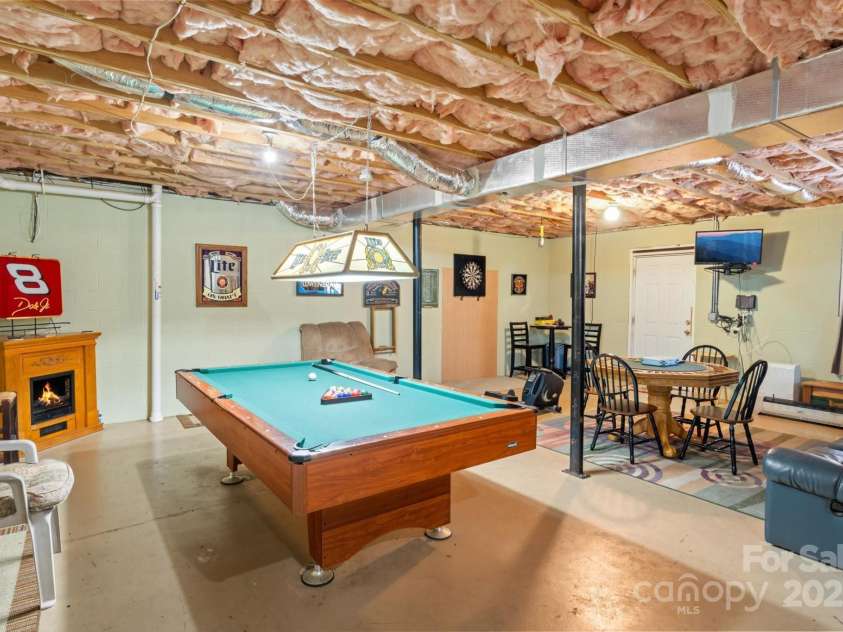 284 Caldwell Drive, Maggie Valley, NC 28751.  MLS# CAR4218982, YatesRealty ID 5858. Basement