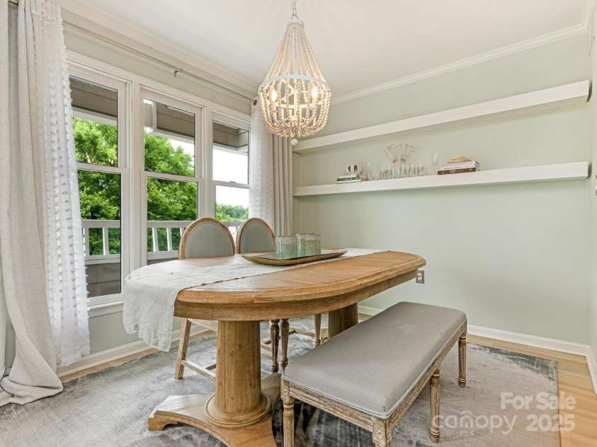 212 10th Street, Charlotte, NC 28202.  MLS# CAR4260172, YatesRealty ID 586. Dining Area