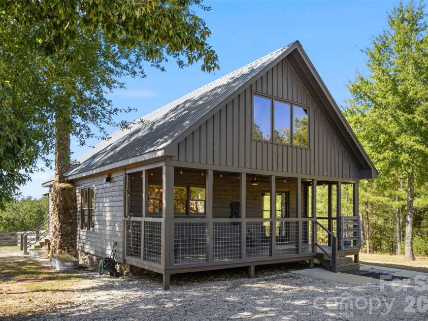 2137 Overbrook Way, Kershaw, SC 29067.  MLS# CAR4437244, YatesRealty ID 58614. Cabin Front Elevation