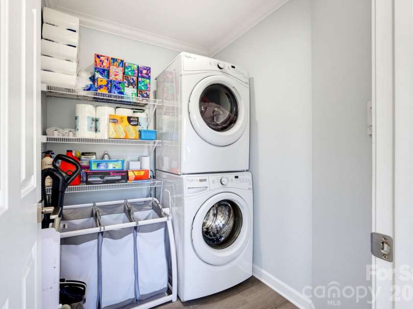 2320 Jacobs Court, Monroe, NC 28110.  MLS# CAR4436491, YatesRealty ID 58617. Laundry room