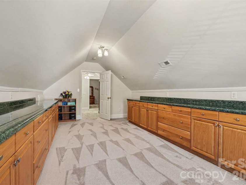 8412 Locksley Drive, Harrisburg, NC 28075.  MLS# CAR4431749, YatesRealty ID 58629. View into the Study off second floor.