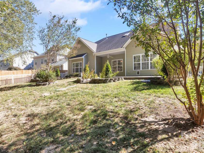 1240 Saint Johns Avenue, Matthews, NC 28104.  MLS# CAR4432333, YatesRealty ID 58630. Backyard