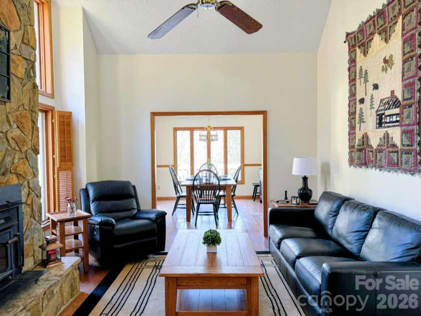 352 Bolt Road, Lake Lure, NC 28746.  MLS# CAR4305332, YatesRealty ID 5872. 2-Living Room