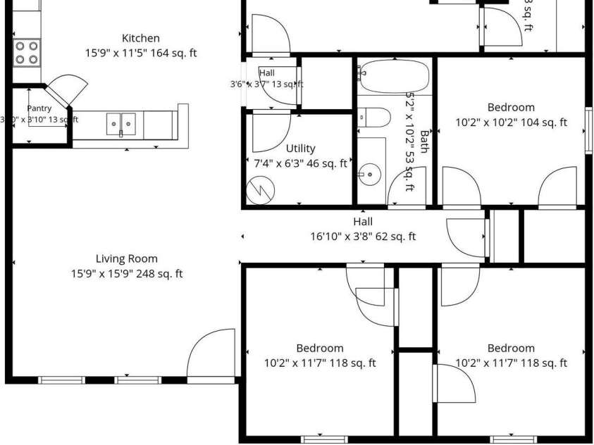 549 Gibson Drive, Concord, NC 28025.  MLS# CAR4436943, YatesRealty ID 58767. 