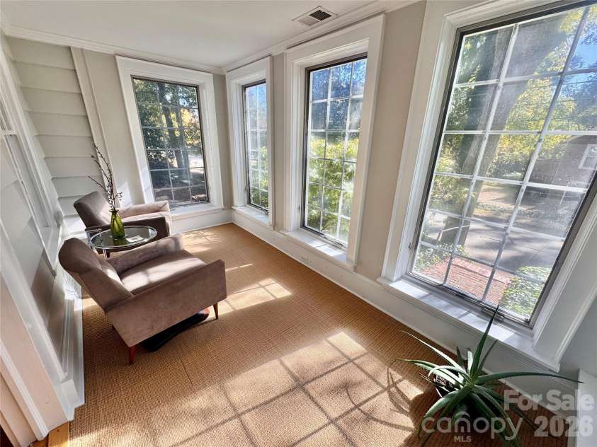 139 Louise Drive, Concord, NC 28025.  MLS# CAR4437735, YatesRealty ID 58787. Sunroom