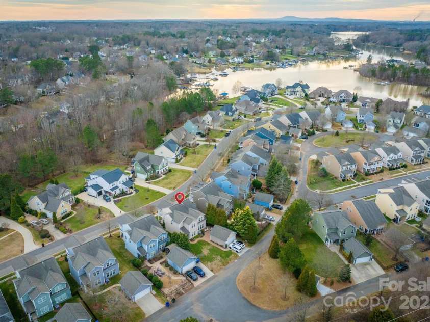 375 Montibello Drive, Mooresville, NC 28117.  MLS# CAR4220480, YatesRealty ID 5881. Plenty of Green Space Across the Street in Back Yard