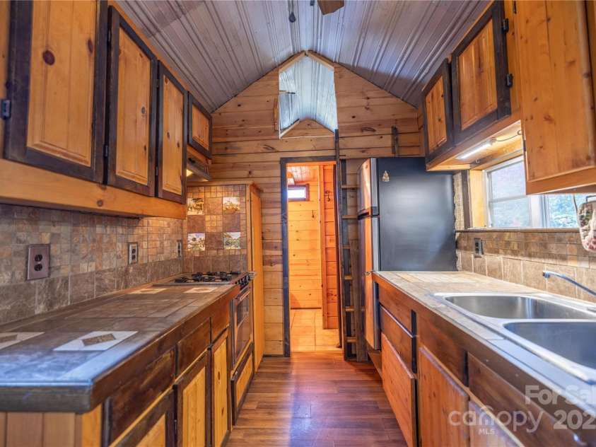 3929 Parker Padgett Road, Old Fort, NC 28762.  MLS# CAR4077370, YatesRealty ID 59. Efficient Galley Kitchen