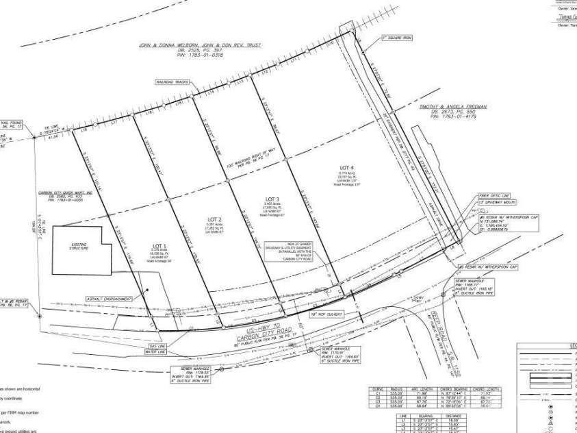 9999 Carbon City Road, Morganton, NC 28655.  MLS# CAR4218306, YatesRealty ID 591. SURVEY