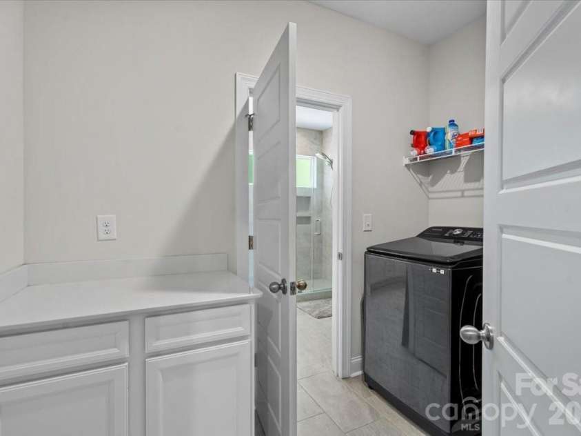 221 Burree Road, Clover, SC 29710.  MLS# CAR4340958, YatesRealty ID 5910. Laundry room upstairs