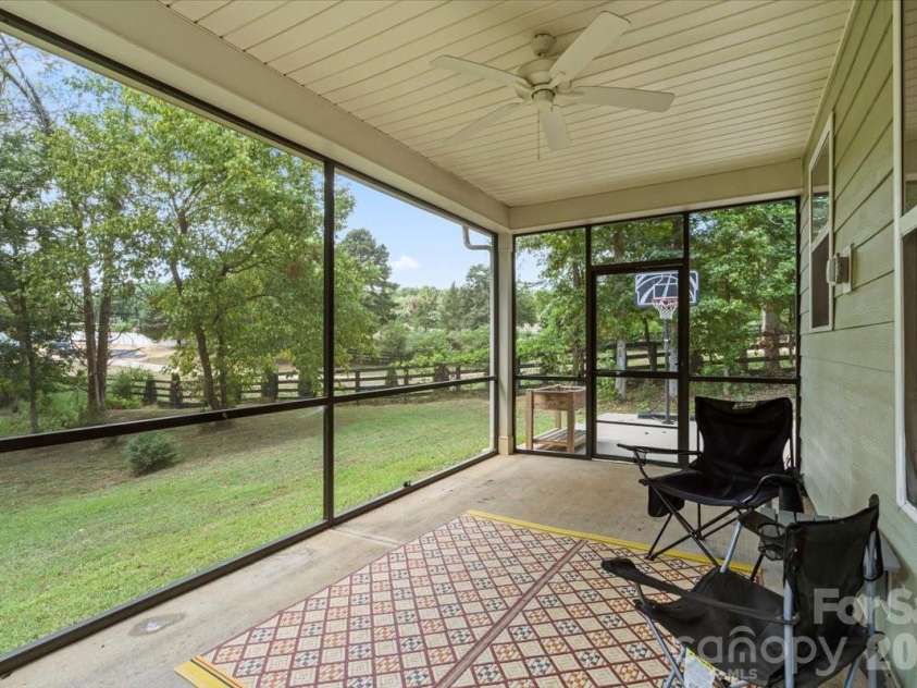 221 Burree Road, Clover, SC 29710.  MLS# CAR4340958, YatesRealty ID 5910. Screened in back porch