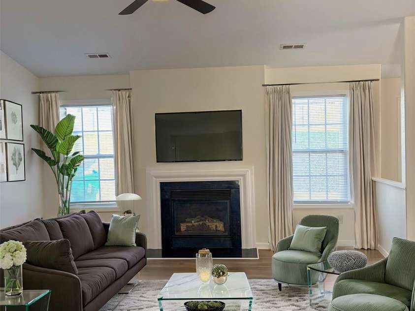 6140 Whispering Brook Court, Charlotte, NC 28216.  MLS# CAR4219066, YatesRealty ID 5913. Virtually Staged