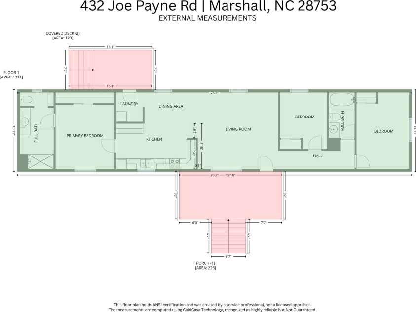 356 Joe Payne Road, Marshall, NC 28753.  MLS# CAR4305814, YatesRealty ID 5920. 