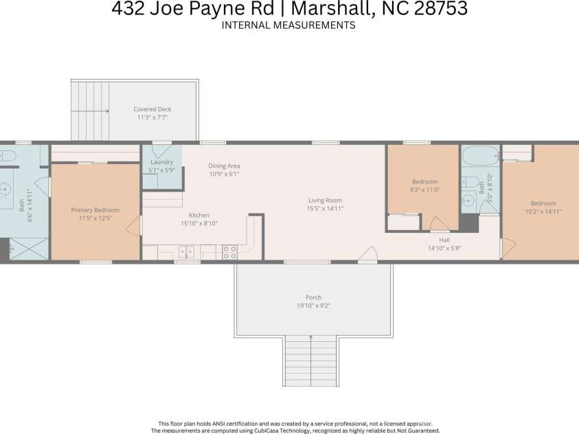 356 Joe Payne Road, Marshall, NC 28753.  MLS# CAR4305814, YatesRealty ID 5920. 