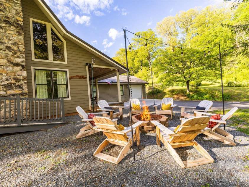 540 Toot Hollow Road, Bryson City, NC 28713.  MLS# CAR4324670, YatesRealty ID 5921. Enjoy some relaxing time around the firepit
