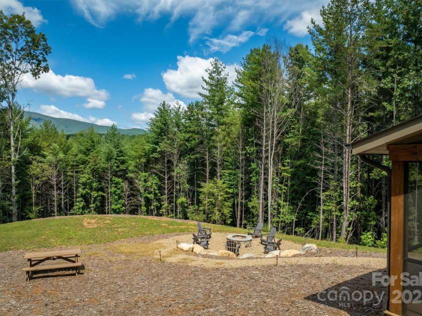 1370 Saylor Way, Nebo, NC 28761.  MLS# CAR4300345, YatesRealty ID 5924. Backyard