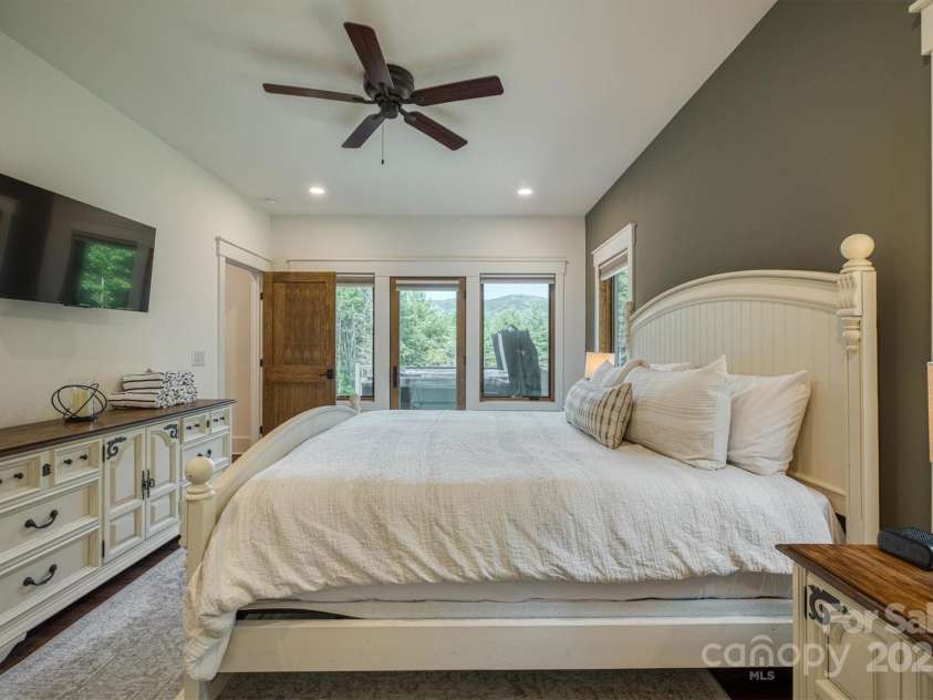 1370 Saylor Way, Nebo, NC 28761.  MLS# CAR4300345, YatesRealty ID 5924. Primary Bedroom