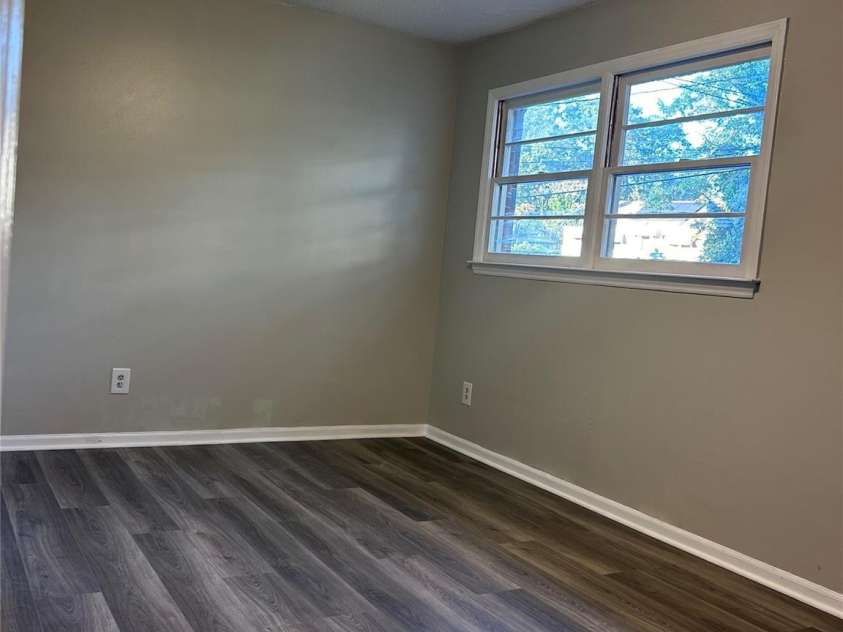 526 Kings Road, Shelby, NC 28150.  MLS# CAR4193837, YatesRealty ID 5924. Bedroom 1 with new flooring and ceiling fan