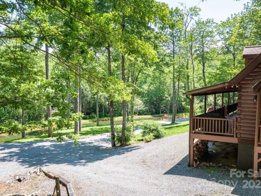28 Upper Ridge Road, Black Mountain, NC 28711.  MLS# CAR4274380, YatesRealty ID 593. Views of pond at 26 Upper Ridge 