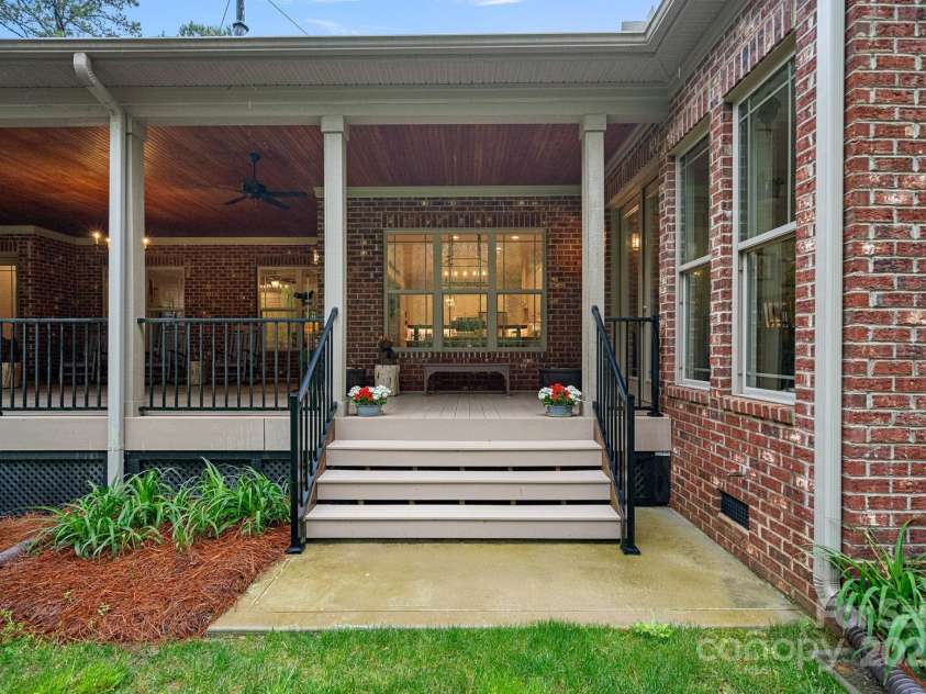4637 Gold Finch Drive, Denver, NC 28037.  MLS# CAR4243866, YatesRealty ID 5930. Gorgeous covered back porch with composite decking.